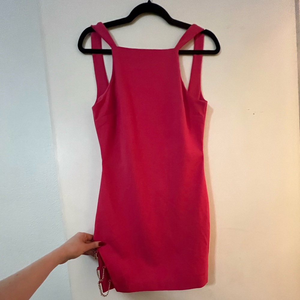 Hot Pink Mini Dress. Size small. Revolve.